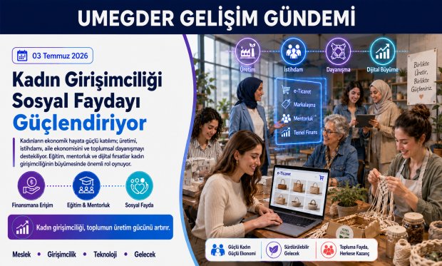 Kadın Girişimciliği Sosyal Faydayı Güçlendiriyor: Ekonomik Katılım, Üretim ve Toplumsal Gelişim İçin Yeni Fırsatlar