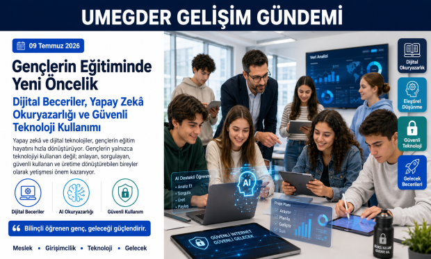 Gençlerin Eğitiminde Yeni Öncelik: Dijital Beceriler, Yapay Zekâ Okuryazarlığı ve Güvenli Teknoloji Kullanımı