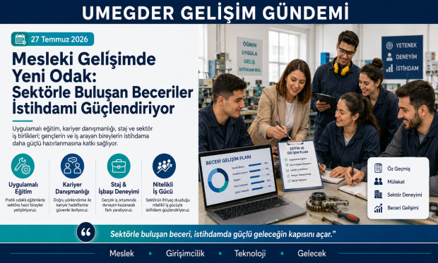 Mesleki Gelişimde Yeni Odak: Sektörle Buluşan Beceriler İstihdamı Güçlendiriyor