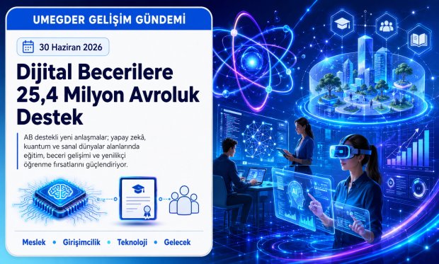 Dijital Becerilere 25,4 Milyon Avroluk Destek: Geleceğin Meslekleri İçin Yeni Fırsatlar