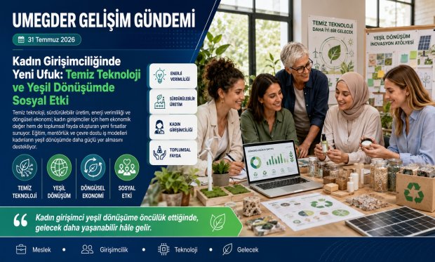 Kadın Girişimciliğinde Yeni Ufuk: Temiz Teknoloji ve Yeşil Dönüşümde Sosyal Etki